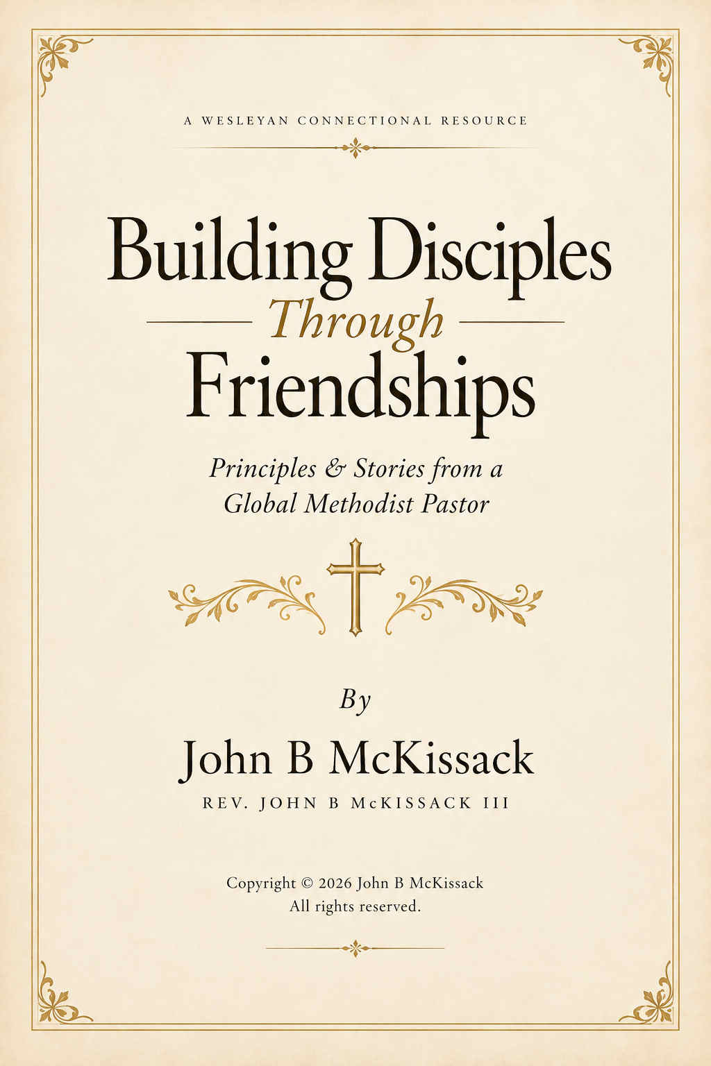 Building Disciples Through Friendships title page